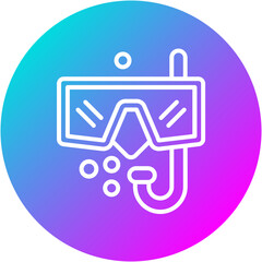 Snorkeling Icon