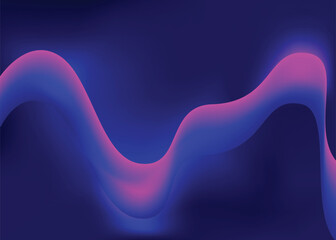 Blue & Purple abstract background, Blue waves background