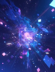 Fototapeta premium abstract technology background