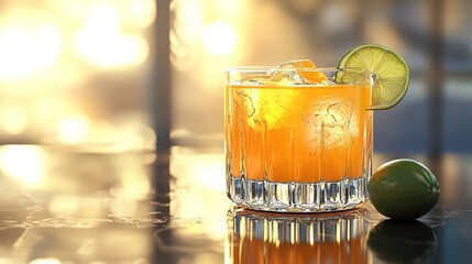 Sunset Citrus Cocktail
