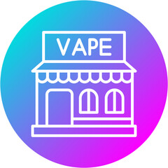 Obraz premium Vape Shop Icon