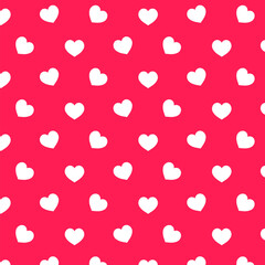 Naklejka premium Cute and lovely heart pattern backdrop design for wedding decor, valentine, gift wrapping, fabric print
