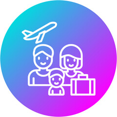 Family Vacation Icon
