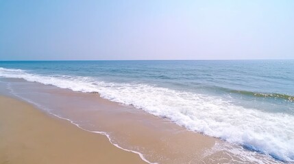 Peaceful Beach Scene