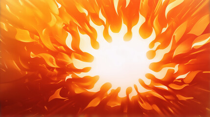 Naklejka premium 燃え上がる太陽の背景.