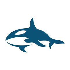 Obraz premium Orca logo icon design