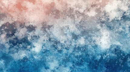 Fototapeta premium Abstract spring watercolor background with soft blue and pink hues blending