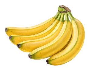 bananas isolated on white background