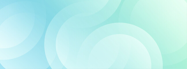 Minimalist banner background. Green and blue gradations.Circle geometric background. Simple design. Vector. EPS 10