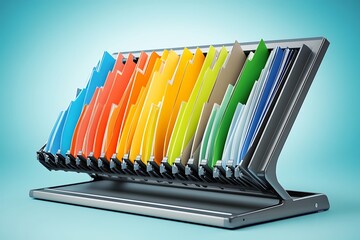 Rainbow of Files in Modern Desktop File Organizer