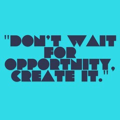 create your own opportunity quote post design