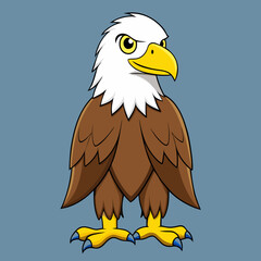 bald eagle cartoon