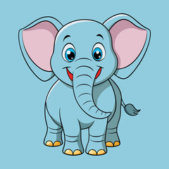 funny elephant cartoon