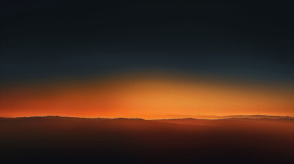 sunset over the mountains