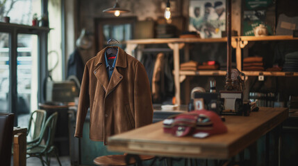 Premium Jacket Mockup for Social Media Branding and Marketing