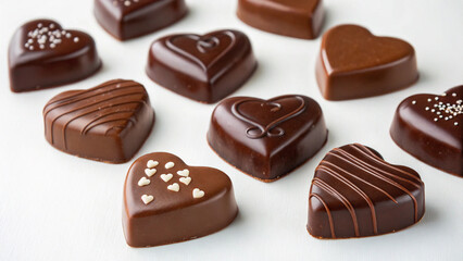 heart shaped chocolates