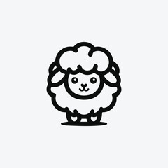 Cute Sheep Logo