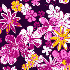 Abstract Flower background suitable for home decore and wallpaper purpose
