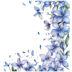 Starflower Flower Clipart Vector Illustration - Minimalist Floral Design