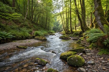 Obraz premium Mountain stream 