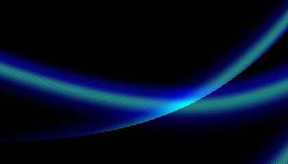 beautiful abstract wave technology black background with blue light digital effect corporate concept