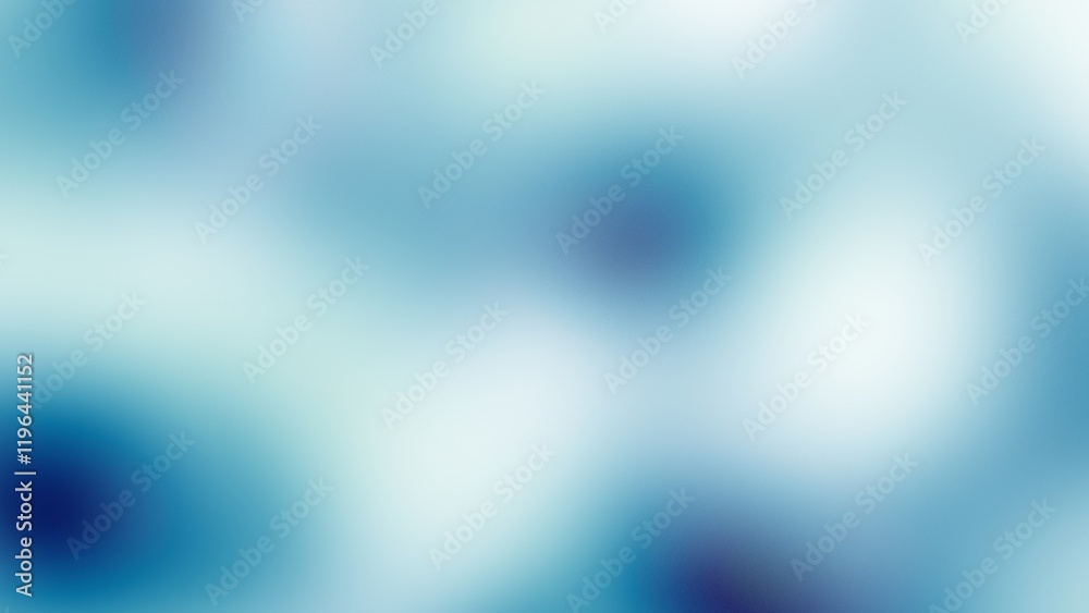 Poster Digital blue grainy gradient with a soft noise effect. A unique blend of vintage vibes and lo-fi VHS Glitch Texture.