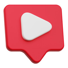 video chat 3d icon isolated on the transparent background