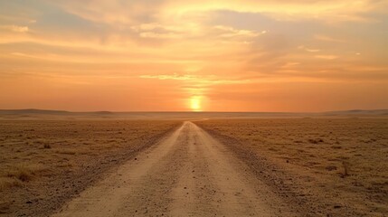 Desert Sunset Road