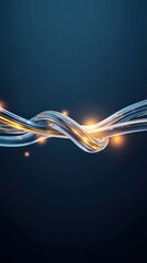 Dynamic Light Waves in Abstract Composition