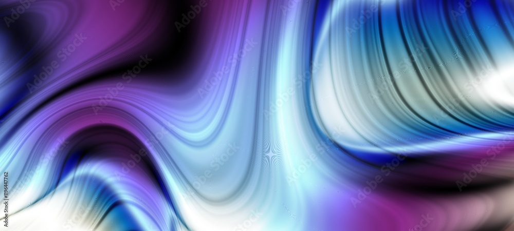 Poster Abstract Waves of Colorful Textures in Constant Motion and Captivating Flowing Forms