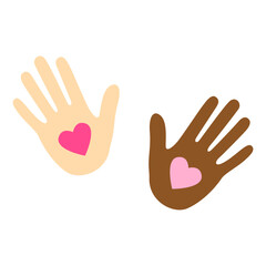 kindness hand illustration