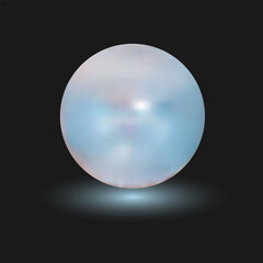 Colorful translucent spheres floating against a dark background create a serene and modern atmosphere