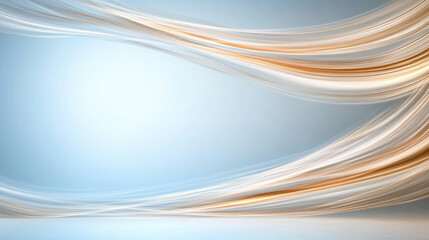 Flowing lines create abstract techno background with soft colors