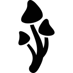 Simple vector icon mushroom
