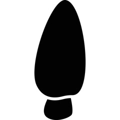 Simple vector icon mushroom
