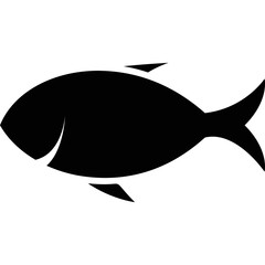 Simple vector icon fish
