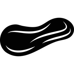 Simple vector icon peanut