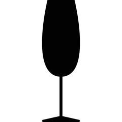Simple vector icon wine glass