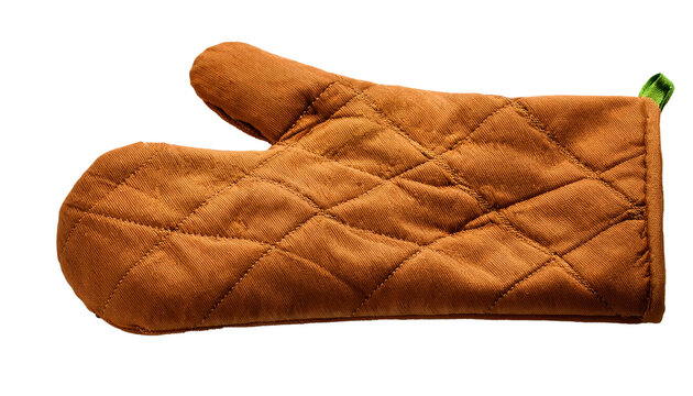 Oven mitt isolated on transparent background
