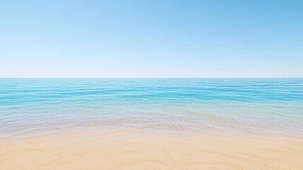 Obraz premium Serene Beach Scene