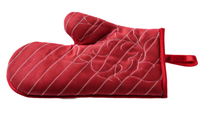 Oven mitt isolated on transparent background