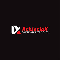 AthleticX logo design