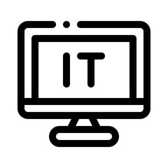 technology line icon