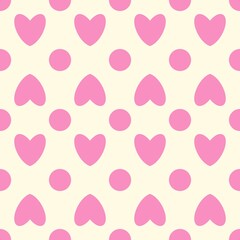 valentine's day pattern on a delicate background