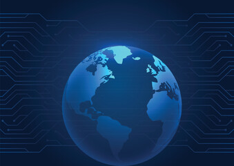 vector art design depicts the world of artificial intelligence with interconnected network elements, digital patterns, and futuristic icons, showcasing the innovation and complexity of AI technology