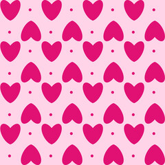 valentine's day pattern on a delicate background
