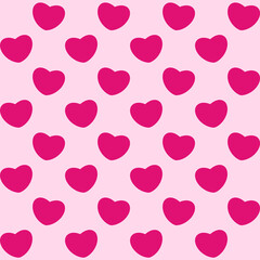valentine's day pattern on a delicate background