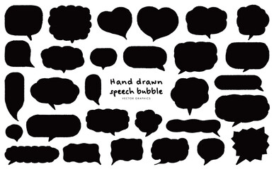 デザインの幅が広がる吹き出し素材