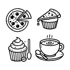 your minimalist bread icon with clean lines on a white background