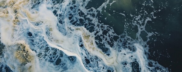 Naklejka premium water flowing from the water